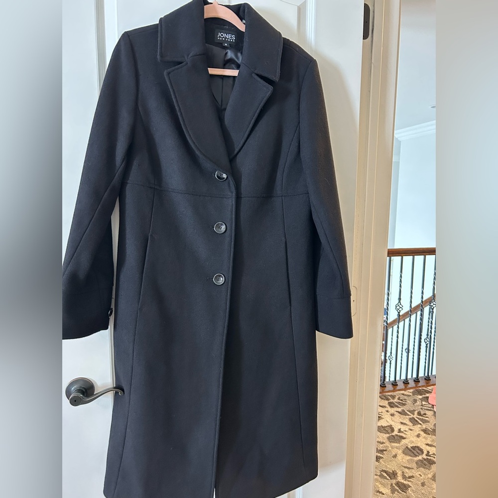 Wool dress coat by Jones New York